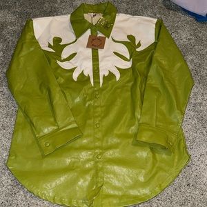 Vintage Western Leather Top